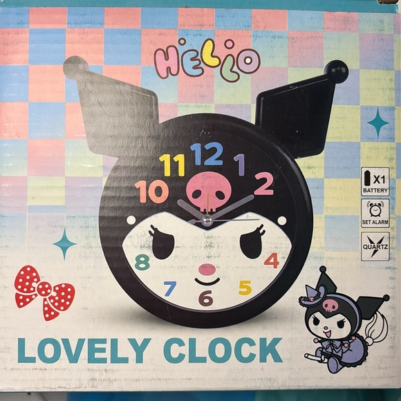 Kuromi Sanrio Clock NIP - Picture 5 of 7